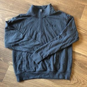 PINK half zip sweatshirt